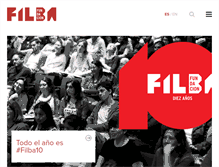 Tablet Screenshot of filba.org.ar